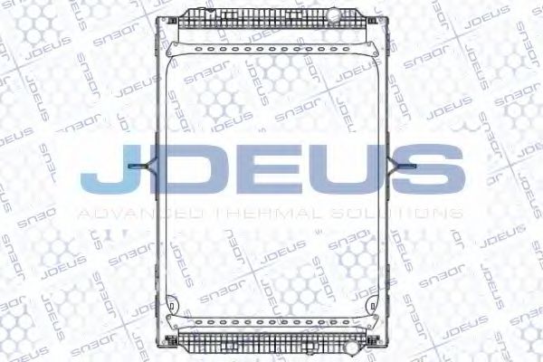 JDEUS 123M19A Радиатор, охлаждение двигателя 