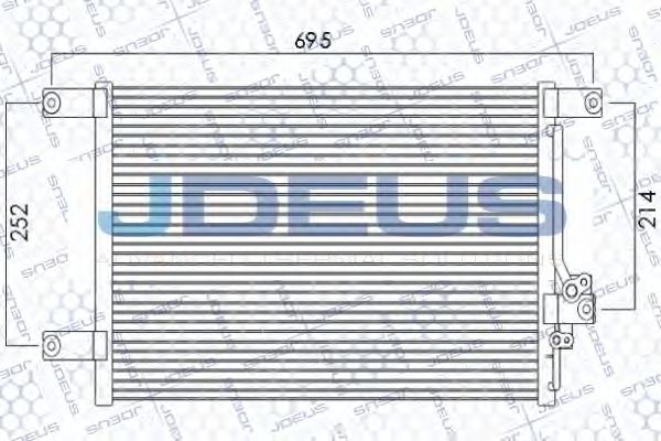 JDEUS 718M34 Конденсатор, кондиционер для MITSUBISHI COLT/RODEO (Митсубиши/митсубиси Cолт/родэо) JDEUS 718M34 Конденсатор, кондиционер для MITSUBISHI COLT/RODEO (Митсубиши/митсубиси Cолт/родэо)