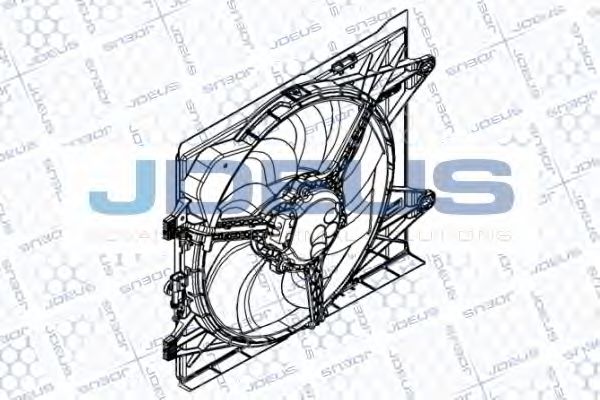 JDEUS EV8B0500 Вентилятор, охлаждение двигателя для FIAT 500 C (Фиат 500 c) JDEUS EV8B0500 Вентилятор, охлаждение двигателя для FIAT 500 C (Фиат 500 c)