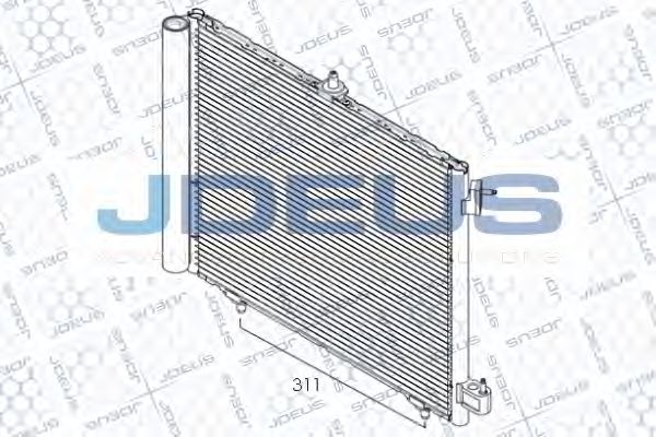 JDEUS RA7070091 Конденсатор, кондиционер для CITROëN (Cитроëн) JDEUS RA7070091 Конденсатор, кондиционер для CITROëN (Cитроëн)