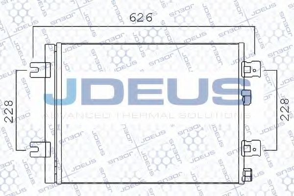 JDEUS 723M56 Конденсатор, кондиционер для DACIA SANDERO (Дача Сандэро) JDEUS 723M56 Конденсатор, кондиционер для DACIA SANDERO (Дача Сандэро)