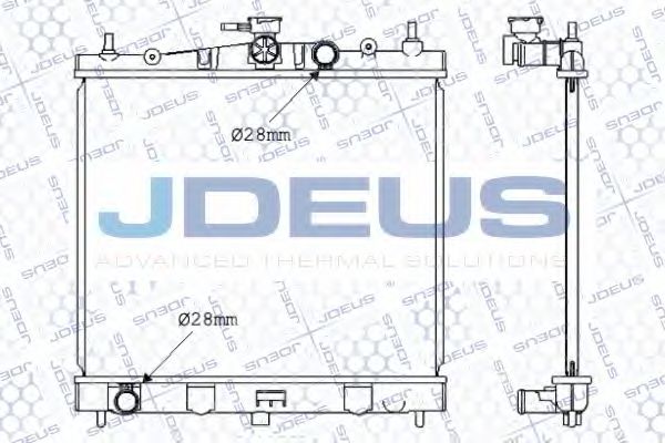 JDEUS 019M50 Радиатор, охлаждение двигателя для NISSAN MARCH III (Ниссан Марч 3) JDEUS 019M50 Радиатор, охлаждение двигателя для NISSAN MARCH III (Ниссан Марч 3)