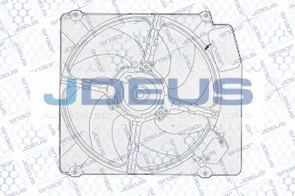 JDEUS EV02251 Вентилятор, охлаждение двигателя для FIAT TEMPRA (Фиат Тэмпра) JDEUS EV02251 Вентилятор, охлаждение двигателя для FIAT TEMPRA (Фиат Тэмпра)