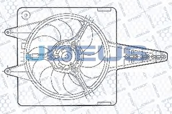 JDEUS EV02304 Вентилятор, охлаждение двигателя для FIAT TEMPRA (Фиат Тэмпра) JDEUS EV02304 Вентилятор, охлаждение двигателя для FIAT TEMPRA (Фиат Тэмпра)