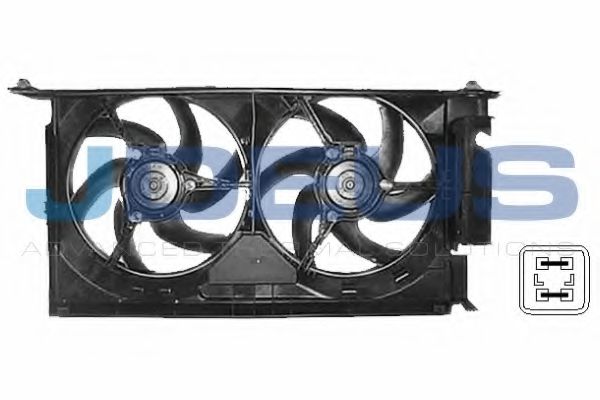 JDEUS EV070120 Вентилятор, охлаждение двигателя для PEUGEOT PARTNER FURGON (Пежо Партнер фургон) JDEUS EV070120 Вентилятор, охлаждение двигателя для PEUGEOT PARTNER FURGON (Пежо Партнер фургон)