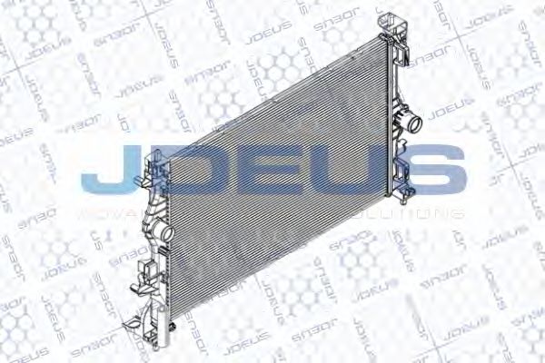 JDEUS RA0201240 Радиатор, охлаждение двигателя 