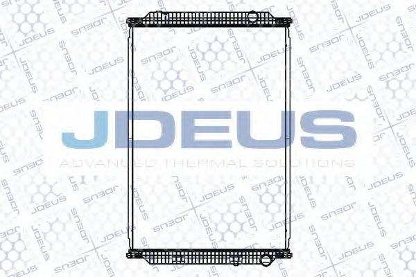 JDEUS 123M17B Радиатор, охлаждение двигателя 