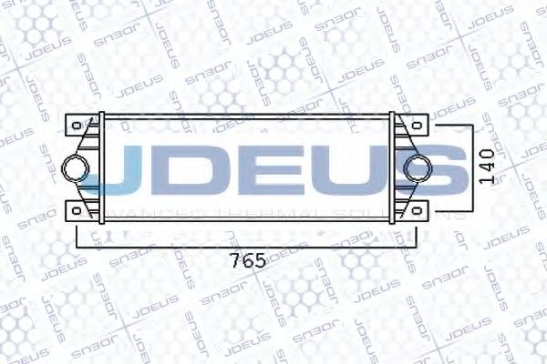JDEUS 823M79A Интеркулер 