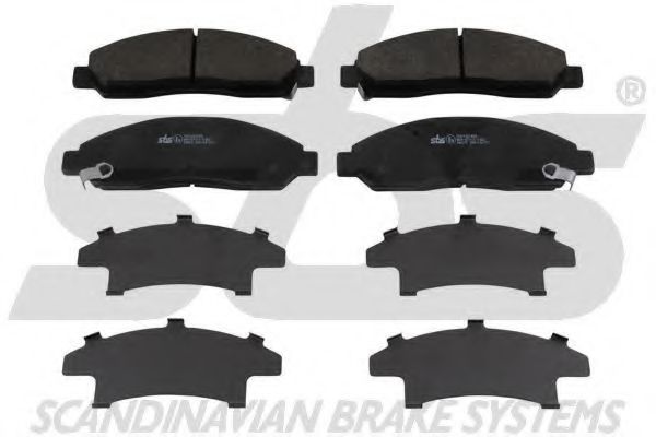 sbs 1501221408 Тормозные колодки для ISUZU N (Исузу Н)