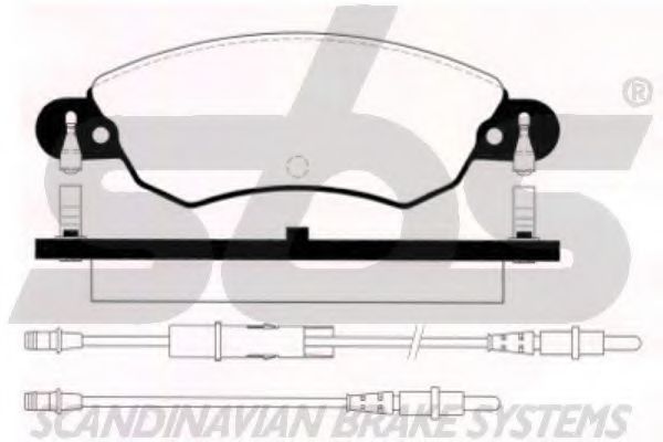 sbs 1501221943 Тормозные колодки для CITROËN C5 II (CитроËн С5 2) sbs 1501221943 Тормозные колодки для CITROËN C5 II (CитроËн С5 2)