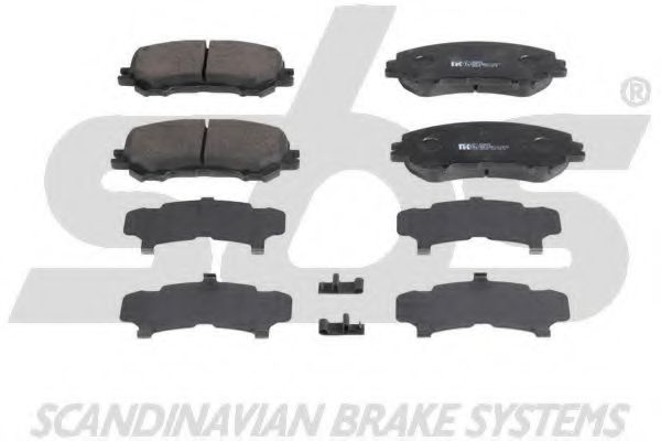 sbs 1501222272 Тормозные колодки для NISSAN QASHQAI 2 (Ниссан Кашкай 2)