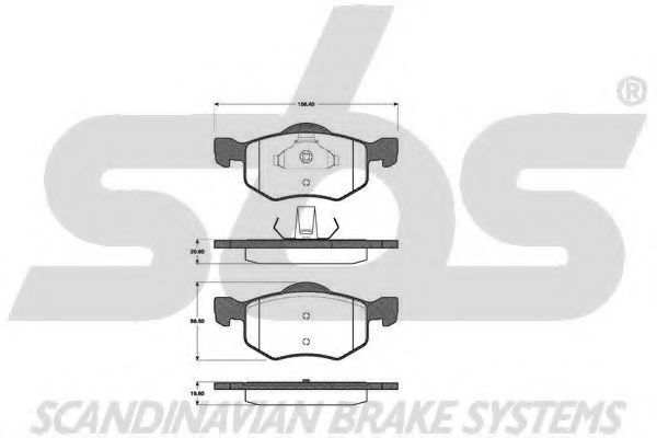 sbs 1501222569 Тормозные колодки для FORD USA ESCAPE (Форд сша Эскейп) sbs 1501222569 Тормозные колодки для FORD USA ESCAPE (Форд сша Эскейп)