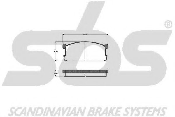 sbs 1501223001 Тормозные колодки для MITSUBISHI GALANT II (Митсубиши/митсубиси Галант 2) sbs 1501223001 Тормозные колодки для MITSUBISHI GALANT II (Митсубиши/митсубиси Галант 2)