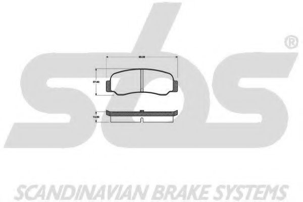 sbs 1501223013 Тормозные колодки для MITSUBISHI LANCER (Митсубиши/митсубиси Ланcэр) sbs 1501223013 Тормозные колодки для MITSUBISHI LANCER (Митсубиши/митсубиси Ланcэр)