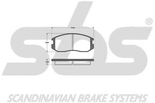 sbs 1501223017 Тормозные колодки для MITSUBISHI LANCER IV (Митсубиши/митсубиси Ланcэр иv) sbs 1501223017 Тормозные колодки для MITSUBISHI LANCER IV (Митсубиши/митсубиси Ланcэр иv)