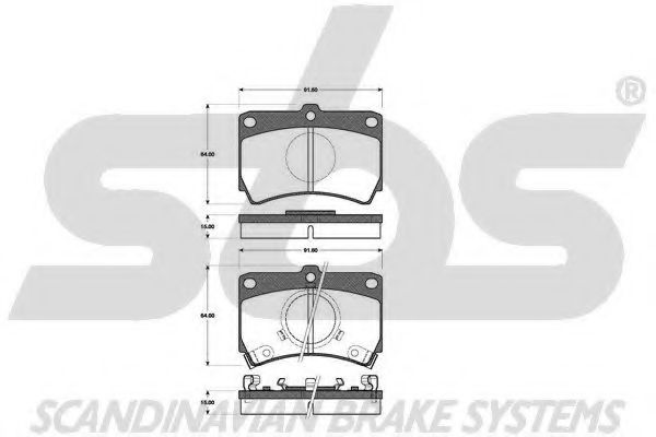sbs 1501223211 Тормозные колодки для MAZDA 323 III (Мазда 323 3) sbs 1501223211 Тормозные колодки для MAZDA 323 III (Мазда 323 3)