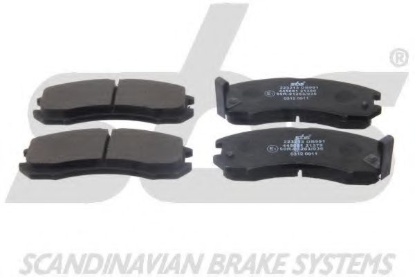 sbs 1501223213 Тормозные колодки для MAZDA 626 III (Мазда 626 3) sbs 1501223213 Тормозные колодки для MAZDA 626 III (Мазда 626 3)