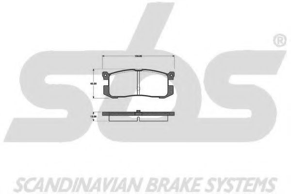 sbs 1501223218 Тормозные колодки для MAZDA 626 III (Мазда 626 3) sbs 1501223218 Тормозные колодки для MAZDA 626 III (Мазда 626 3)