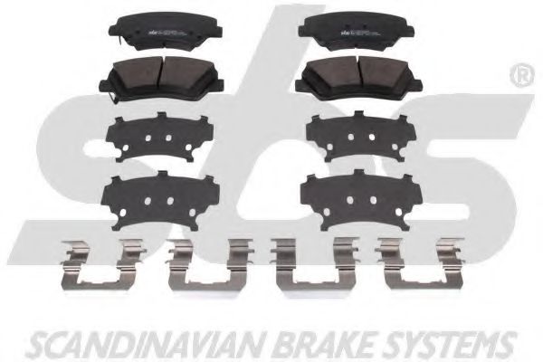 sbs 1501223443 Тормозные колодки для HYUNDAI (Хендай) sbs 1501223443 Тормозные колодки для HYUNDAI (Хендай)