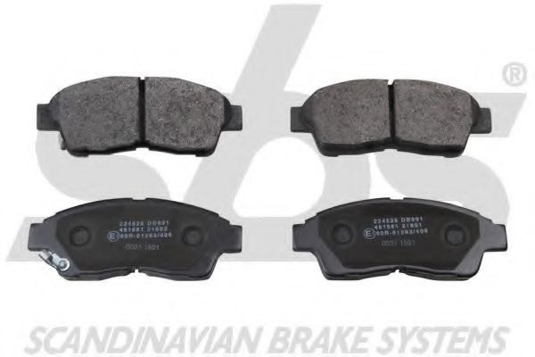 sbs 1501224528 Тормозные колодки для TOYOTA CARINA E (Тойота/тоета Карина е) sbs 1501224528 Тормозные колодки для TOYOTA CARINA E (Тойота/тоета Карина е)