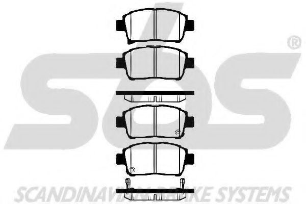 sbs 1501224558 Тормозные колодки для TOYOTA COROLLA VERSO (Тойота/тоета Королла версо) sbs 1501224558 Тормозные колодки для TOYOTA COROLLA VERSO (Тойота/тоета Королла версо)