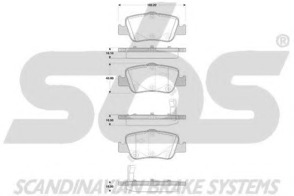 sbs 1501224586 Тормозные колодки для TOYOTA AURIS ING SPORTS (Тойота/тоета Аурис спорт) sbs 1501224586 Тормозные колодки для TOYOTA AURIS ING SPORTS (Тойота/тоета Аурис спорт)