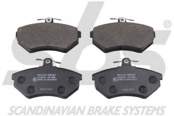sbs 1501224725 Тормозные колодки для VOLKSWAGEN (Фольксваген) sbs 1501224725 Тормозные колодки для VOLKSWAGEN (Фольксваген)