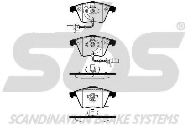 sbs 1501224782 Тормозные колодки для VOLKSWAGEN (Фольксваген) sbs 1501224782 Тормозные колодки для VOLKSWAGEN (Фольксваген)