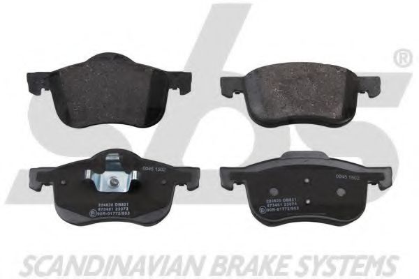sbs 1501224820 Тормозные колодки для PEUGEOT 207 (Пежо 207) sbs 1501224820 Тормозные колодки для PEUGEOT 207 (Пежо 207)