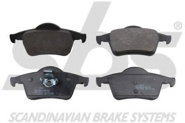 sbs 1501224821 Тормозные колодки для PEUGEOT 207 (Пежо 207) sbs 1501224821 Тормозные колодки для PEUGEOT 207 (Пежо 207)