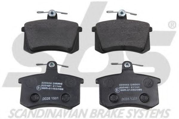 sbs 1501229952 Тормозные колодки для AUDI 90 (Ауди 90) sbs 1501229952 Тормозные колодки для AUDI 90 (Ауди 90)