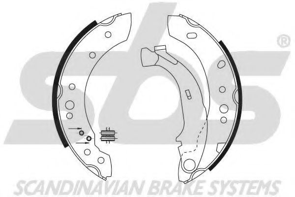 sbs 18492719691 Тормозные колодоки для CITROëN (Cитроëн) sbs 18492719691 Тормозные колодоки для CITROëN (Cитроëн)