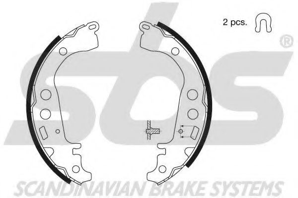 sbs 18492745617 Тормозные колодоки для TOYOTA PRIUS (Тойота/тоета Приус) sbs 18492745617 Тормозные колодоки для TOYOTA PRIUS (Тойота/тоета Приус)