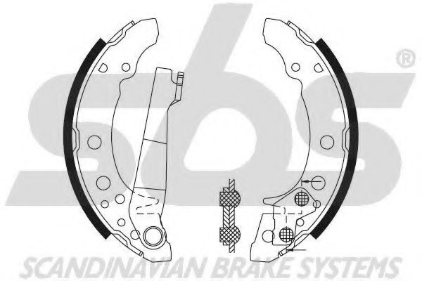 sbs 18492747340 Тормозные колодоки для VOLKSWAGEN CORSAR (Фольксваген Cорсар) sbs 18492747340 Тормозные колодоки для VOLKSWAGEN CORSAR (Фольксваген Cорсар)