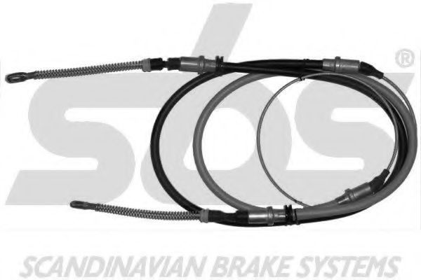 sbs 1840903663 Трос, стояночная тормозная система для OPEL (Опель) sbs 1840903663 Трос, стояночная тормозная система для OPEL (Опель)