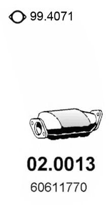 ASSO 02.0013 Катализатор 