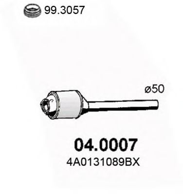 ASSO 04.0007 Катализатор для AUDI 100 (Ауди 100) ASSO 04.0007 Катализатор для AUDI 100 (Ауди 100)