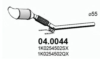 ASSO 04.0044 Катализатор для SMART FORTWO (Смарт Форту) ASSO 04.0044 Катализатор для SMART FORTWO (Смарт Форту)