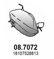 ASSO 08.7072 Глушитель выхлопных газов конечный для BMW 1 (Бмв 1) ASSO 08.7072 Глушитель выхлопных газов конечный для BMW 1 (Бмв 1)