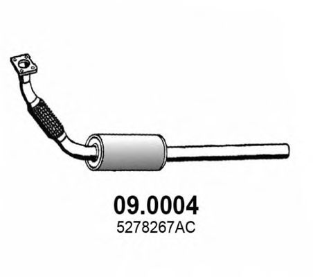 ASSO 09.0004 Катализатор для CHRYSLER PT CRUISER (Крайслер Пт cруисэр) ASSO 09.0004 Катализатор для CHRYSLER PT CRUISER (Крайслер Пт cруисэр)