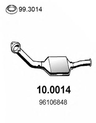 ASSO 10.0014 Катализатор для CITROËN XANTIA (CитроËн Ксантиа) ASSO 10.0014 Катализатор для CITROËN XANTIA (CитроËн Ксантиа)