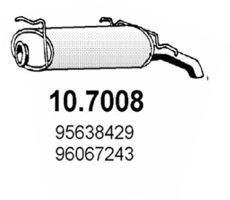 ASSO 10.7008 Глушитель выхлопных газов конечный для CITROëN (Cитроëн) ASSO 10.7008 Глушитель выхлопных газов конечный для CITROëN (Cитроëн)