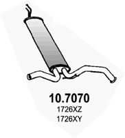 ASSO 10.7070 Глушитель выхлопных газов конечный для TOYOTA AYGO (Тойота/тоета Аъго) ASSO 10.7070 Глушитель выхлопных газов конечный для TOYOTA AYGO (Тойота/тоета Аъго)