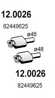 ASSO 12.0026 Катализатор для LANCIA (Лансиа/лянча) ASSO 12.0026 Катализатор для LANCIA (Лансиа/лянча)