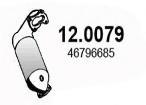 ASSO 12.0079 Катализатор для FIAT STILO MULTI (Фиат Стило мульти) ASSO 12.0079 Катализатор для FIAT STILO MULTI (Фиат Стило мульти)