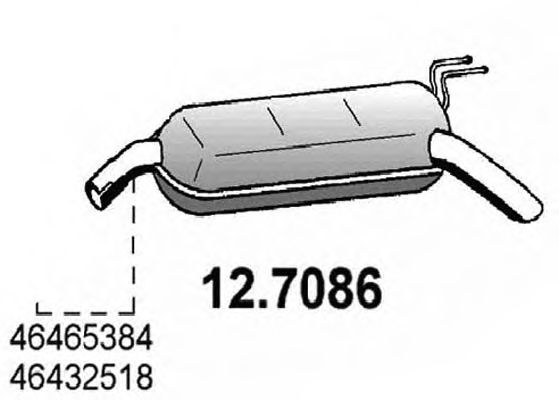 ASSO 12.7086 Глушитель выхлопных газов конечный для FIAT (Фиат) ASSO 12.7086 Глушитель выхлопных газов конечный для FIAT (Фиат)