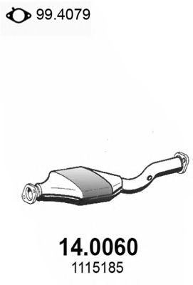 ASSO 14.0060 Катализатор для FORD MONDEO III (Форд Мондео 3)