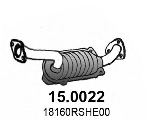 ASSO 15.0022 Катализатор для HONDA CIVIC VIII (Хонда Цивик 8) ASSO 15.0022 Катализатор для HONDA CIVIC VIII (Хонда Цивик 8)