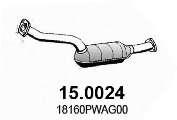 ASSO 15.0024 Катализатор для HONDA FIT II (Хонда Фит 2) ASSO 15.0024 Катализатор для HONDA FIT II (Хонда Фит 2)