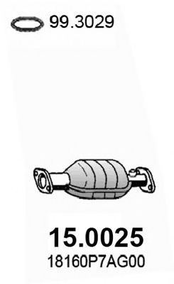 ASSO 15.0025 Катализатор для HONDA LOGO (Хонда Лого) ASSO 15.0025 Катализатор для HONDA LOGO (Хонда Лого)